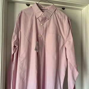 NWT Croft & Barrow Light Res Button Down Long Sleeve Dress Shirt Men’s Large